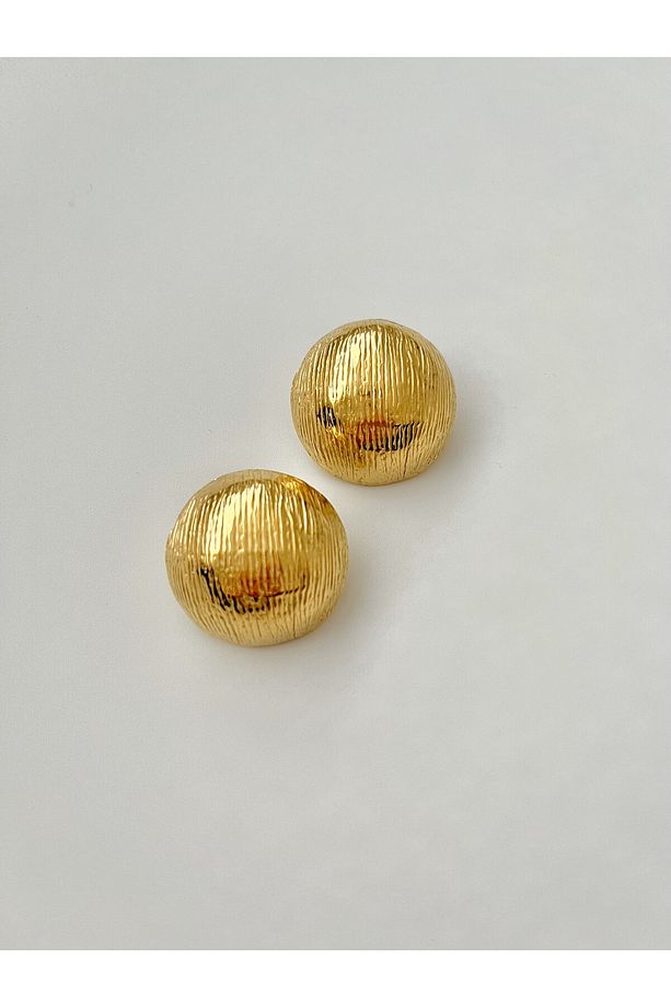 Gold Çelik Küpe - 1