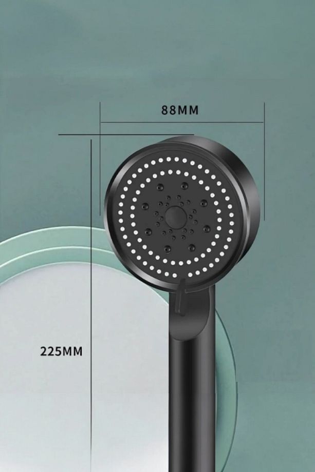 5 Fonksiyonlu Kaliteli Banyo Duş Başlığı Yüksek Basınçlı Duş Başlığı Seti Duş Sistemi - 2