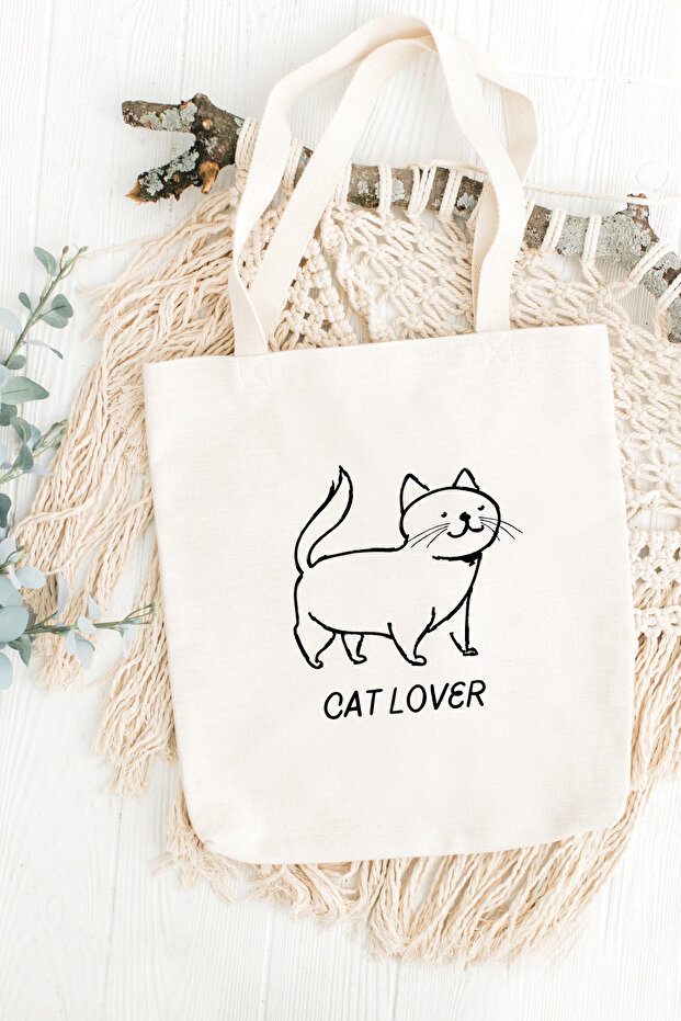 Cat Lovers Printed Cloth Bag