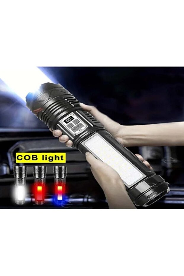 DENX LED Flashlight with Side Light DX2329 - 4