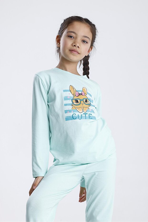 طقم بيجامة مطبوعة - 5