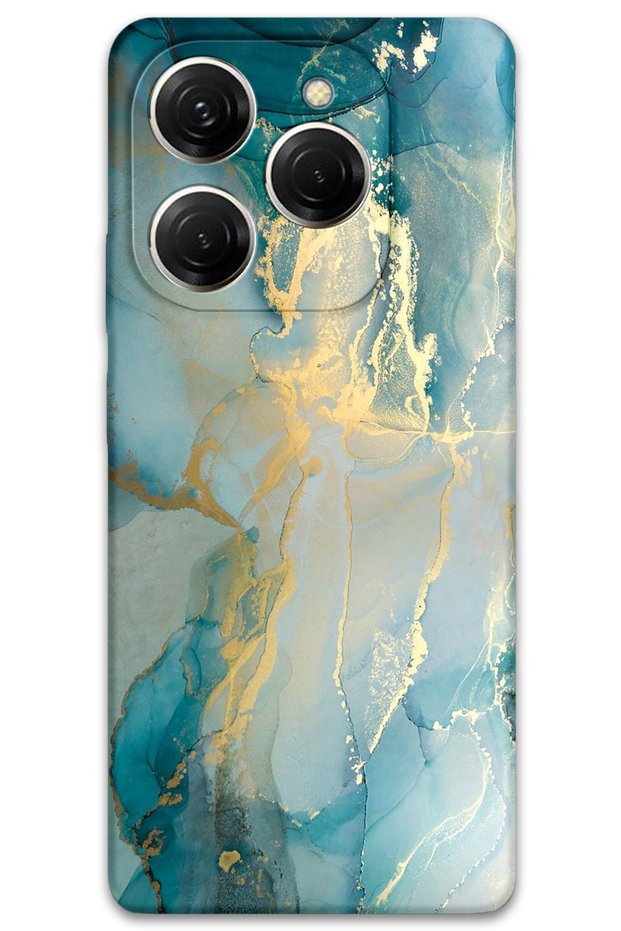 Tecno Spark 20 Pro Compatible Marble Pattern Phone Case + Screen Protector - 5814