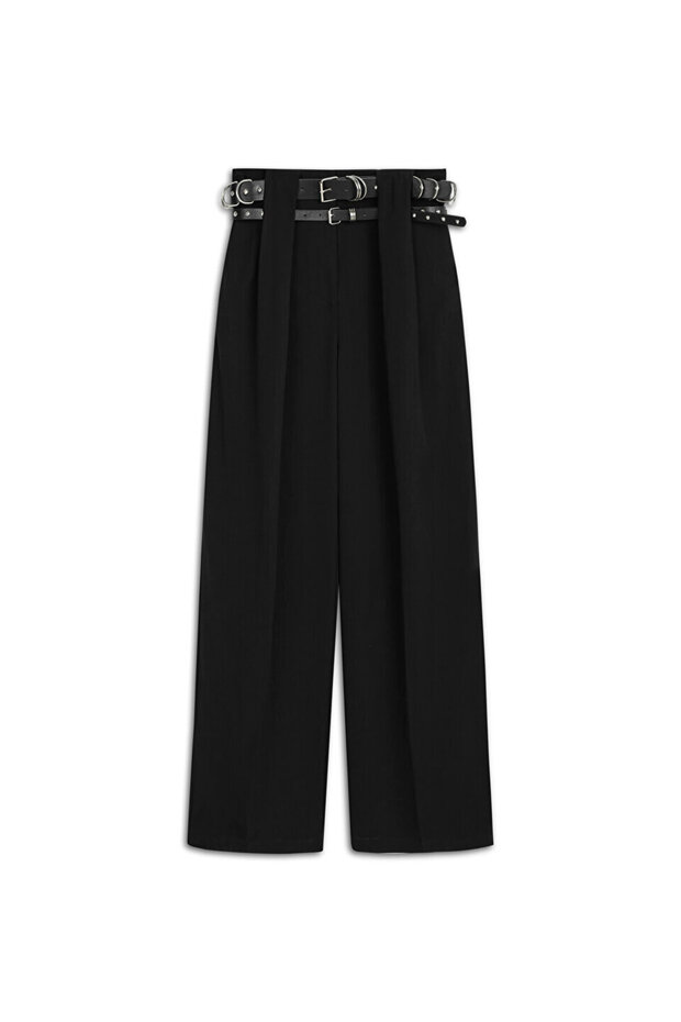 ÇİFT KEMERLİ PANTOLON - 3