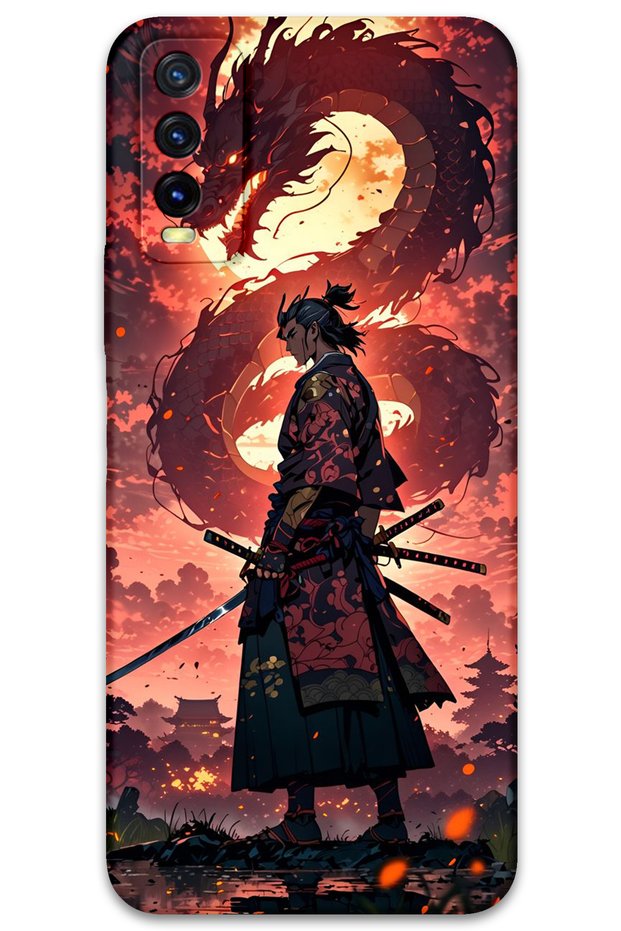 Vivo Y11S Compatible Anime Patterned Phone Case + Screen Protector - 5751