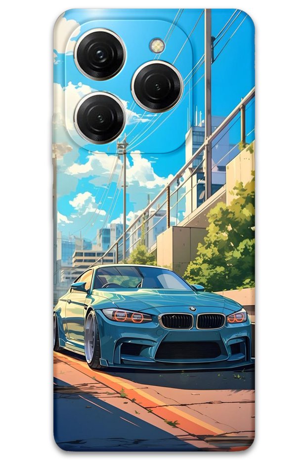 Tecno Spark 20 Pro Compatible Car Pattern Phone Case + Screen Protector - 5760