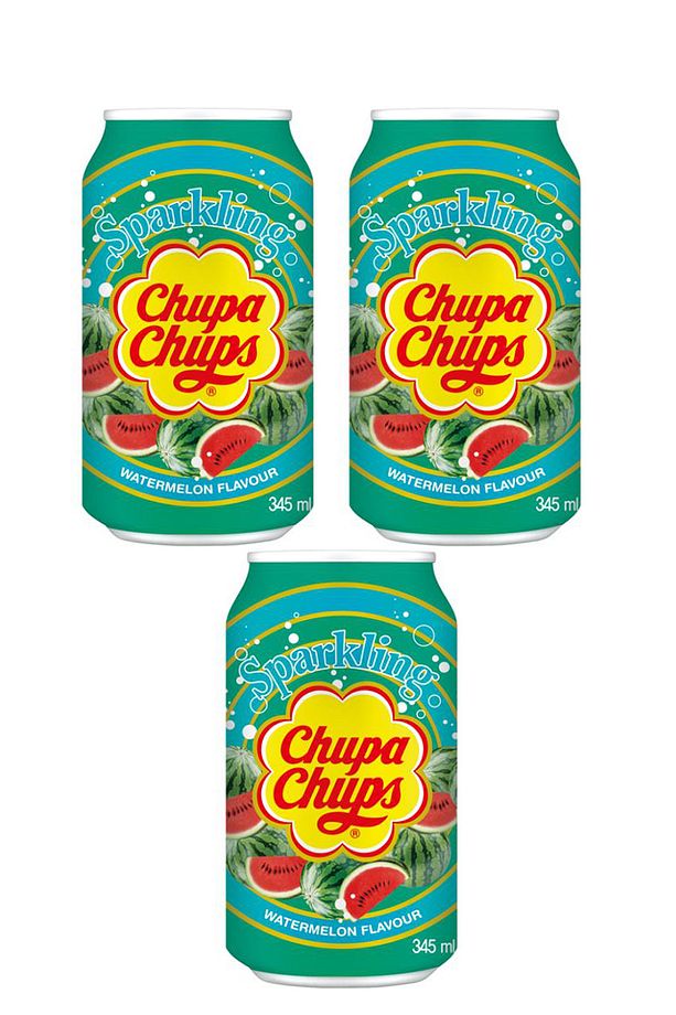 CHUPA CHUPS SPARKLİNG WATERMELON FLAVOUR 345 ML * 3'LÜ - 7