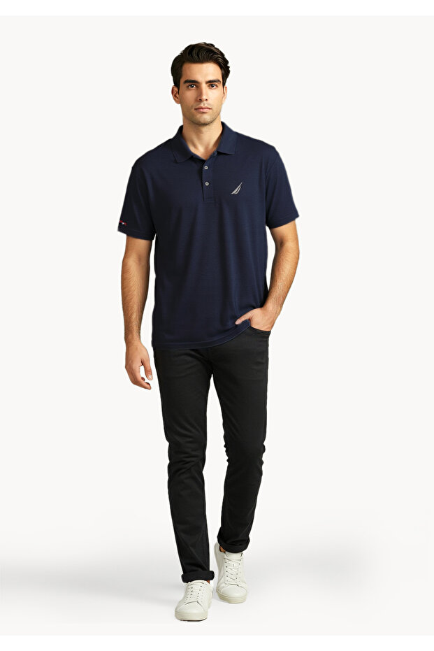 Basic Regular Fit Premium Cotton Logo Polo Shirt