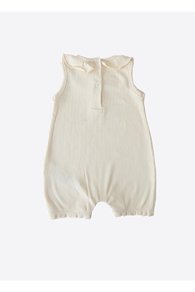 Organik For a While Şort Tulum Natural - 3