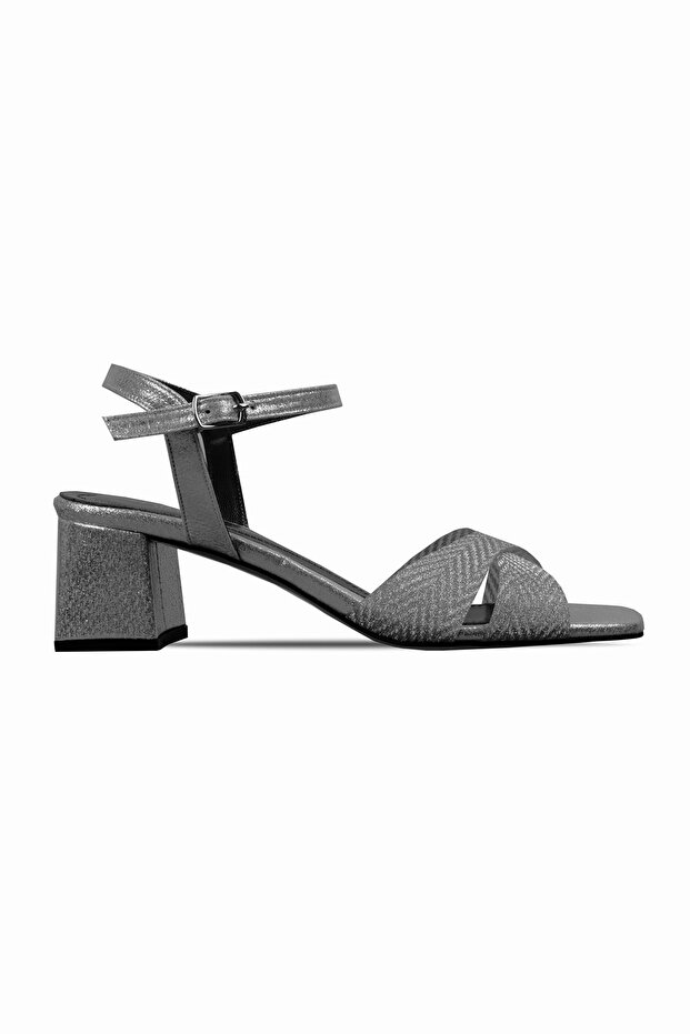 Dahy Women's Cross Strap Thick Heeled Shoes 4062