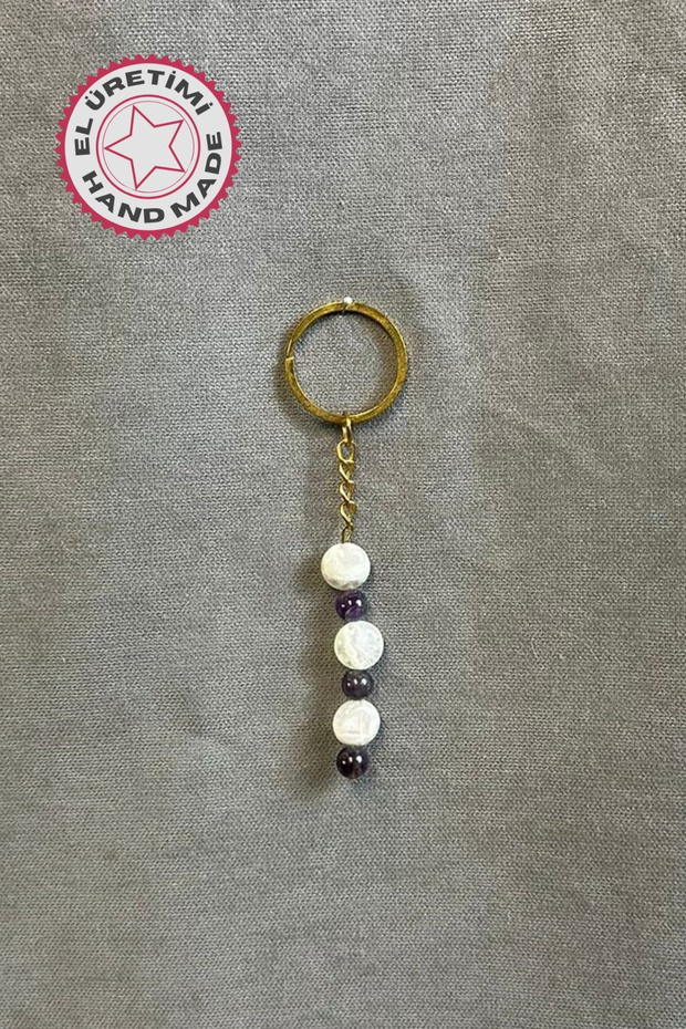- Tuğba 6667 2089 Handmade Natural Stone Chakra Keychain