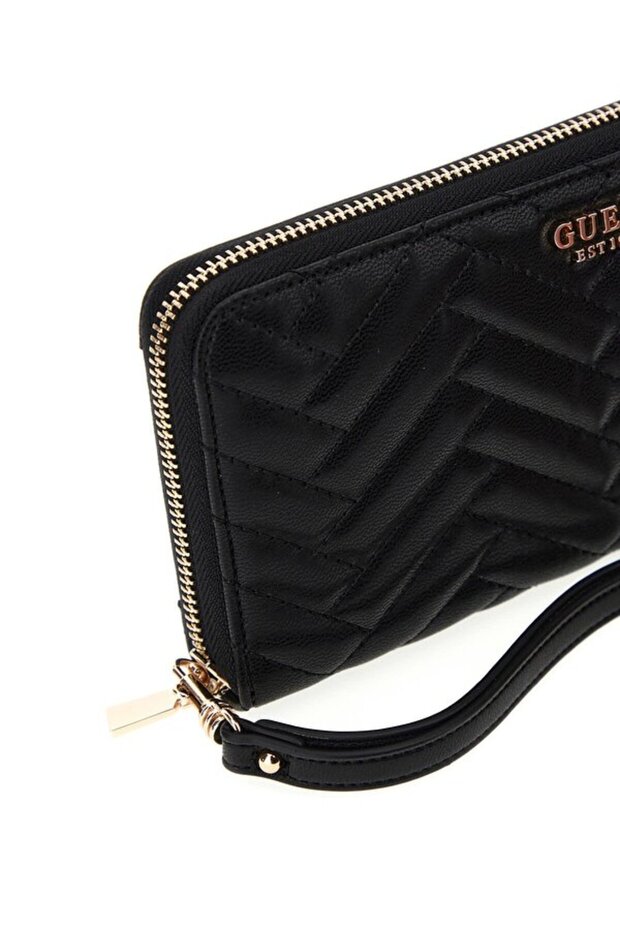 ANNING SLG LARGE ZIP AROUND Kadın Siyah Cüzdan SWQG9508146-BLA - 1
