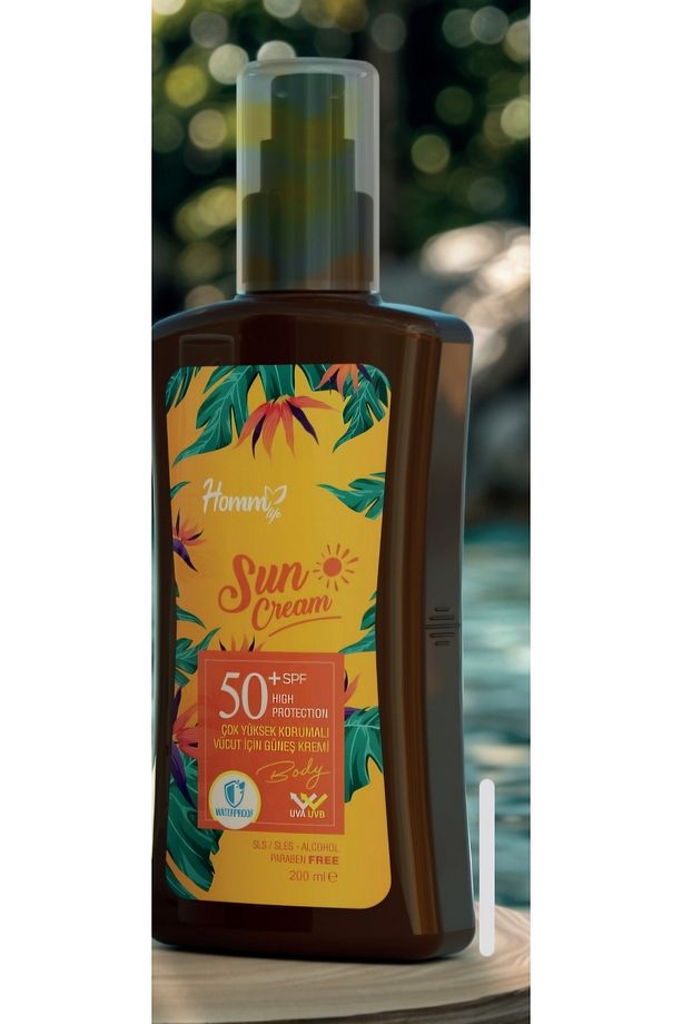 Homm Life Vücut Için Yüksek Korumalı Güneş Kremi 200 ml - 3