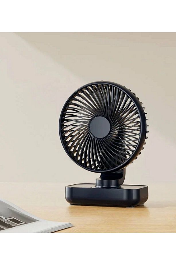Mini Fan Soğutucu Vantilatör Type-C Şarjlı Masa Üstü Klima Taşınabilir 4 Mod Hız Ayarlı Pervane - 4