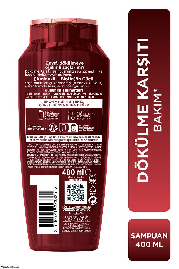 Komple Direnç Dökülme Karşıtı Şampuan 400ml - 7