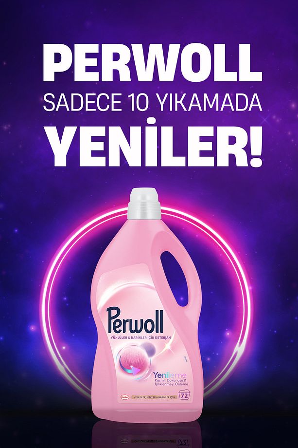 Yünlü ve İpekli Kumaşlar İçin Sıvı Deterjan 3.96L x2 – 144 Yıkama Renk Koruma & Yumuşaklık - 4