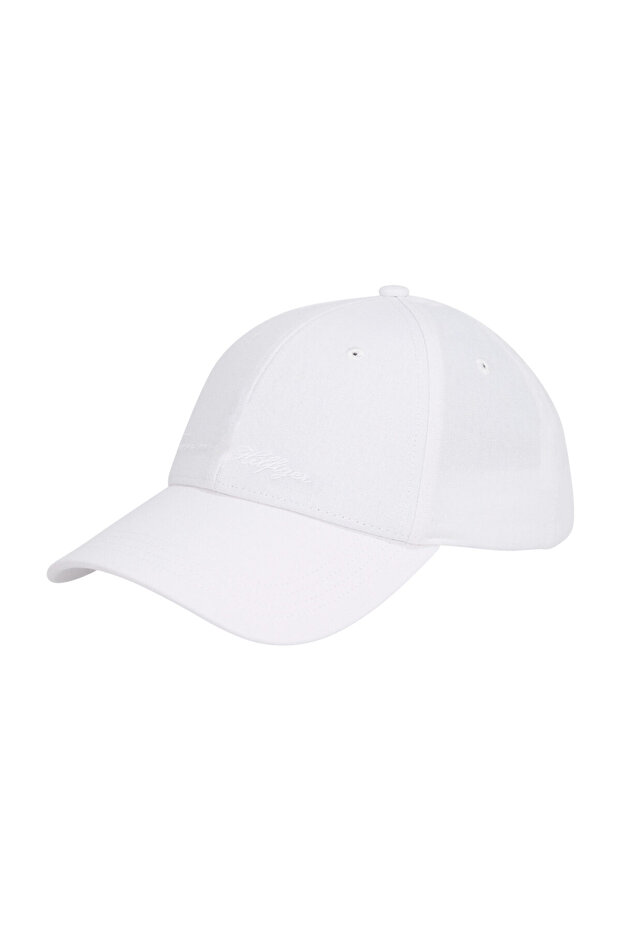 PODNIESIONA SZYKOWA LNIANA CZAPKA - 1