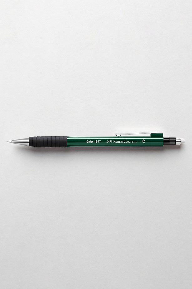 1345/47 Versatil Kalem, 0.7 Mm, Koyu Yeşil, Ergonomik Tutuş, Yaylı Uç, Uzun Silgi - 4