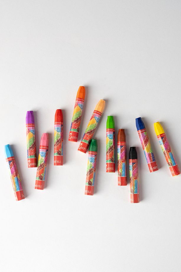 Altıgen Pastel Boya, 12 Renk, Plastik Kutu, Yumuşak ve Canlı Renkler, Rahat Kullanım,Etkili Uygulama - 5