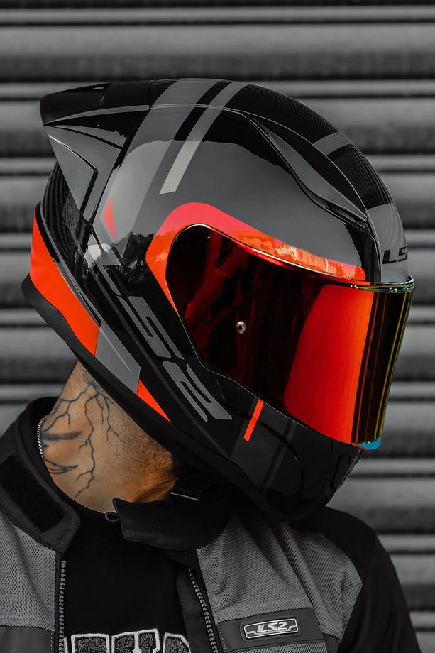 Rapıd 2 Race Chos Siyah Kırmızı Kask - 1