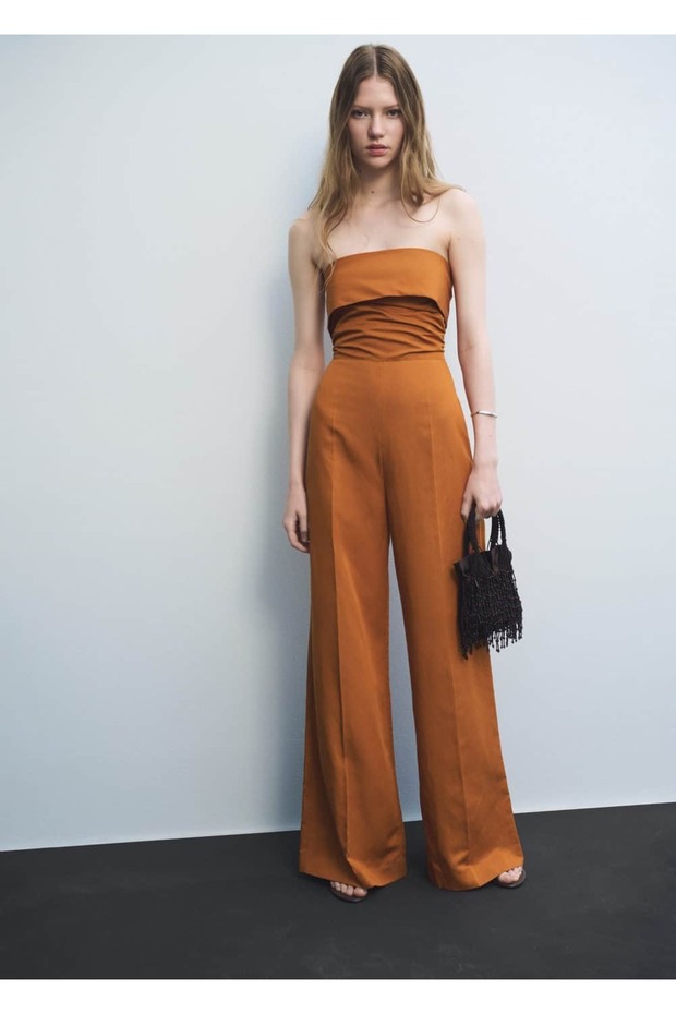 Straplez uzun tulum - 7