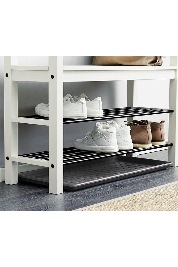 QUİCK 2 Adet Dolap İçi Ayakkabı Tepsisi 71x35 Cm İkea 2'li Set Plastik Ayakkabı Düzenleme Kutusu - 2