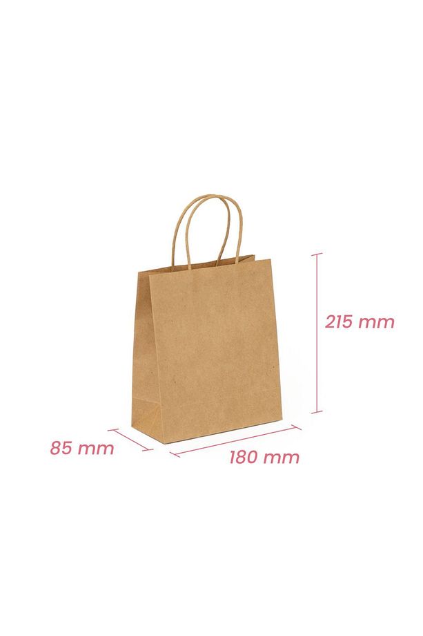 Mini Kraft Kağıt Çanta/poşet 25 Adet - 1