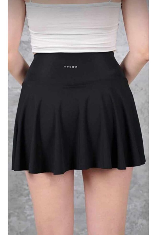 Siyah şortlu etek - 2