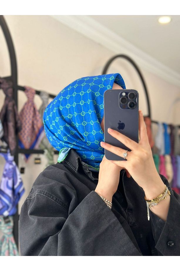 MONOGRAM PAMUKLU SOFT EŞARP - 1