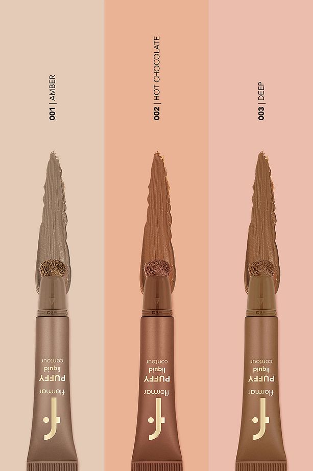 Puffy Liquid Hafif Yapılı & Sünger Aplikatörlü Likit Kontür- 003 Deep- 8682536093842 - 6