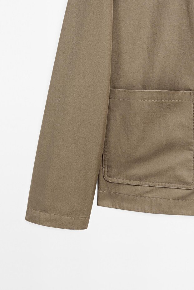 Cepli %100 pamuklu ceket - 7