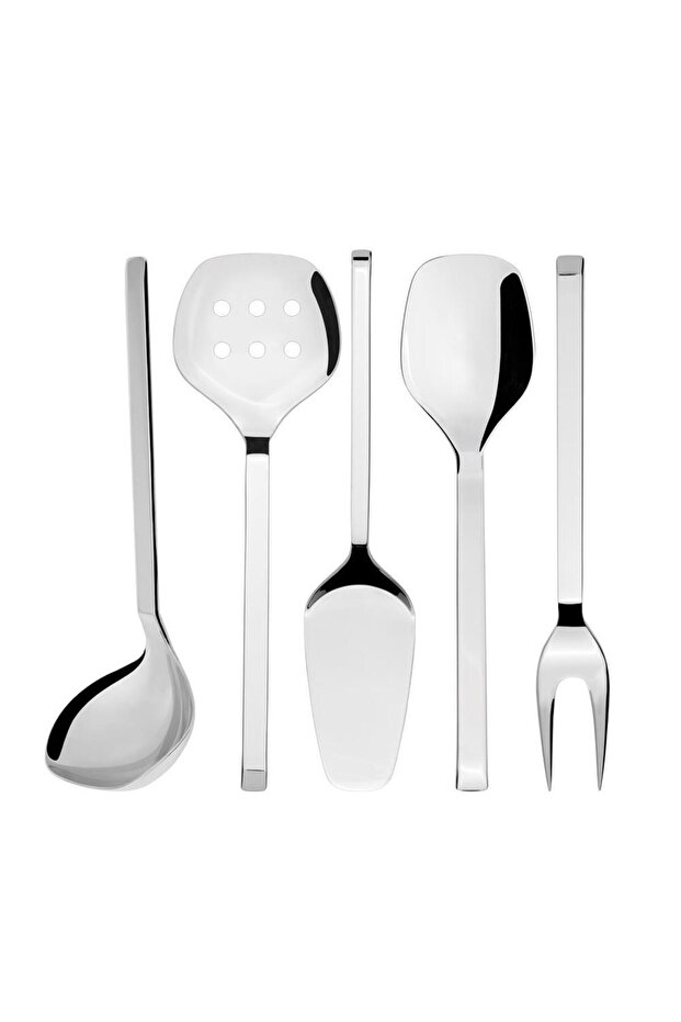 Orlando 5 Parça Çelik Servis Seti - 2