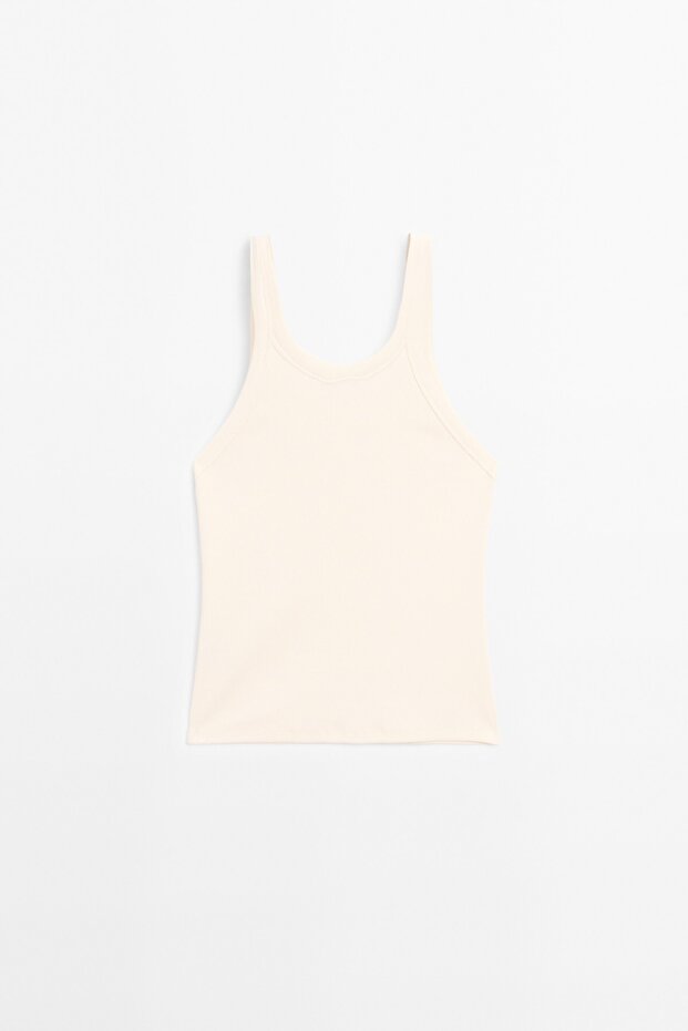 Pamuklu bisiklet yaka top - 7