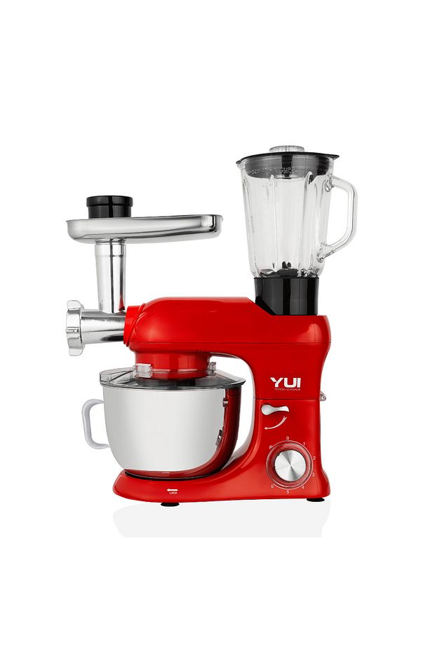 M200 Multi-fonksiyonel 3'ü Bir Arada Döküm Gövde Stand Mikser Kıyma Setli Ve Blender Özellikli 1800w - 2