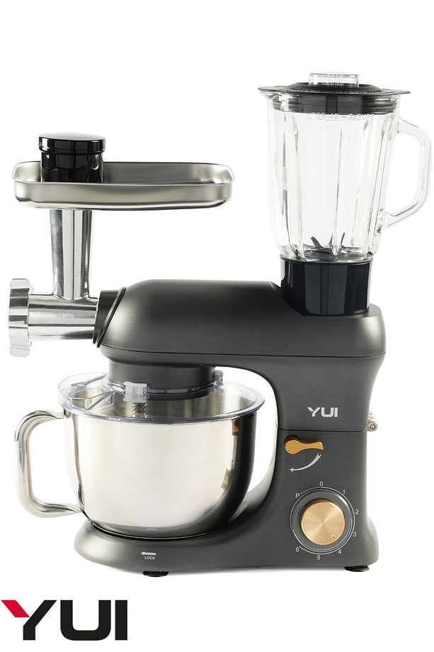 M200 Multi-fonksiyonel 3'ü Bir Arada Döküm Gövde Stand Mikser Kıyma Setli Ve Blender Özellikli 1800w - 1