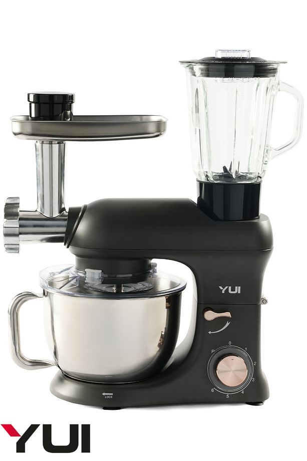 M200 Multi-fonksiyonel 3'ü Bir Arada Döküm Gövde Stand Mikser Kıyma Setli Ve Blender Özellikli 1800w - 1