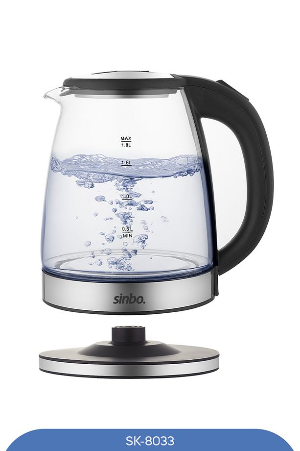 Sk-8033 Kablosuz Cam Su Isıtıcı Kettle 1,8l - 3