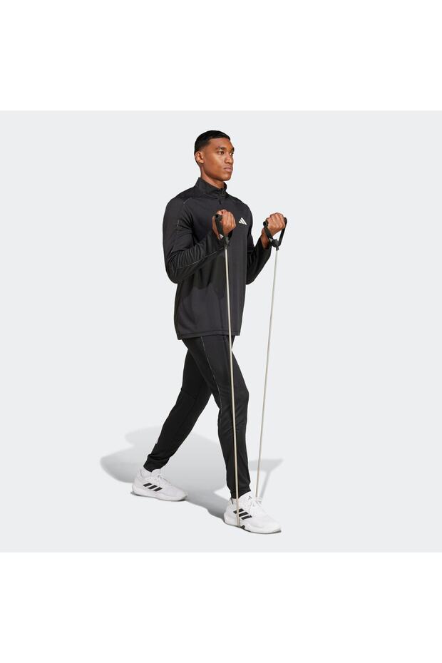 Train Essentials Camo Erkek Siyah Eşofman Altı (JE5698) - 3