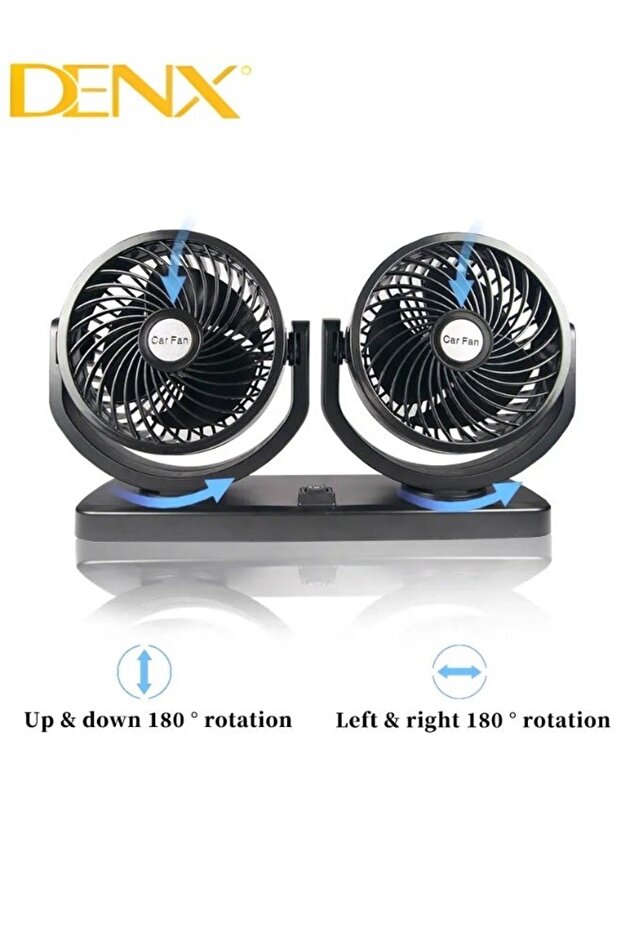 Car Fan With A Strong Performance That Guarantees The Distribution Of Air In Two Directions - 5