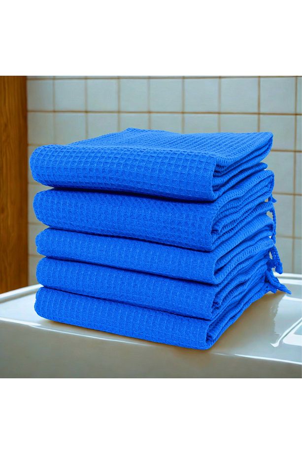 Lüks Plaj Havlusu Peştemal, Waffle Dokuma, 100% Pamuk, Çabuk Kuruyan, Yüksek Kaliteli Plaj Havluları - 8