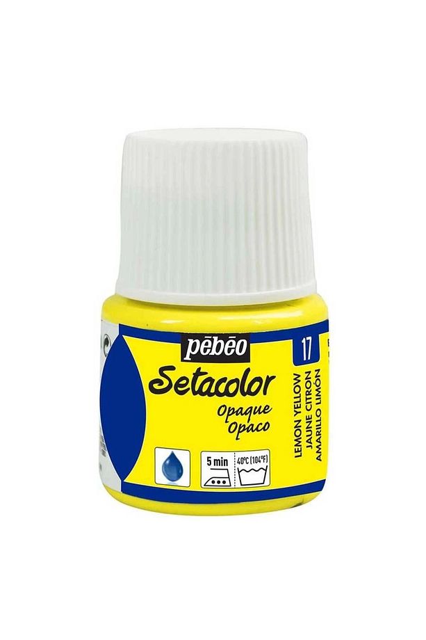 Setacolor Kumaş Boya Opak 45ml Lemon Yellow - 1