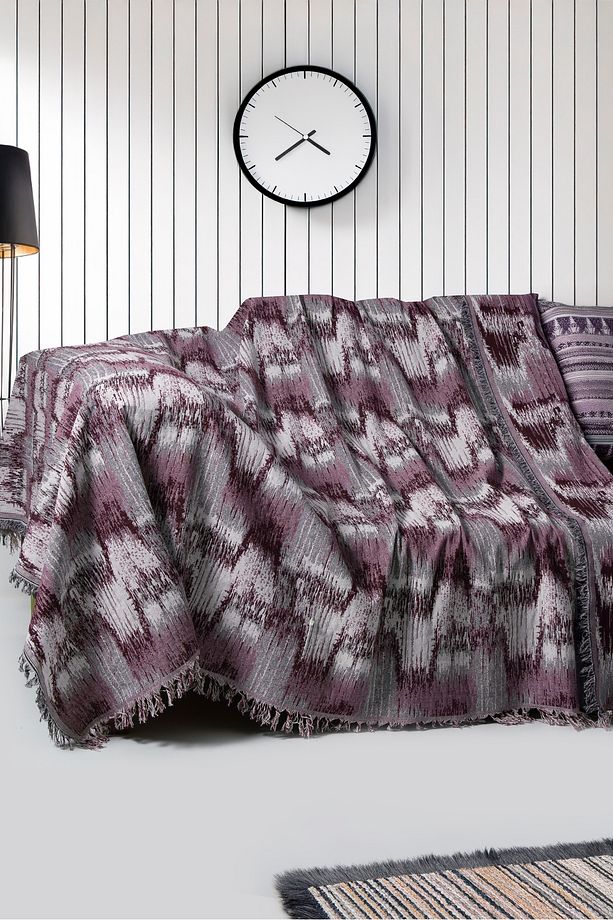 İkili Set Dokuma Koltuk Örtüsü Seti 170x220cm - 2