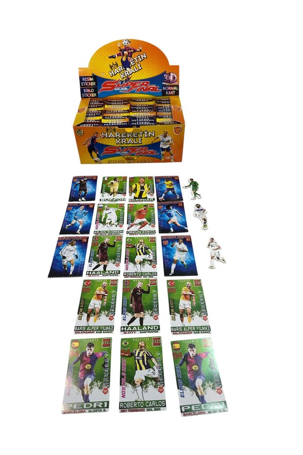 Kingofman King of the Movement(40 Mini Box-Sticker -Biblo Sticker) Football Player Cards Super Final 1453 Bd