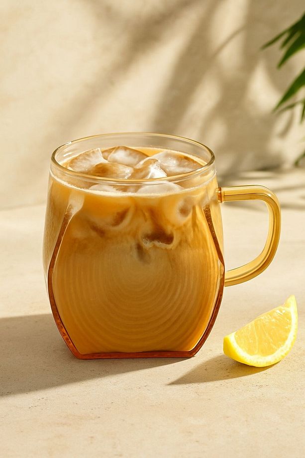 Borosilikat Cam Amber Salyangoz Desenli Bardak 1 Adet 300 ML - 2