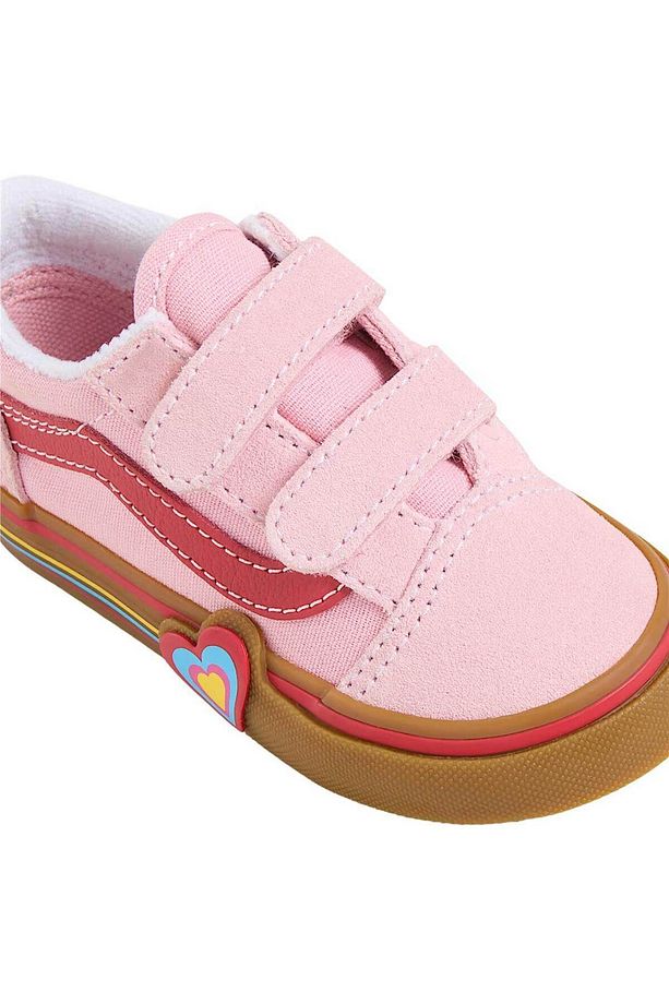 Old Skool V Heart Çocuk Pembe Ayakkabı - 4