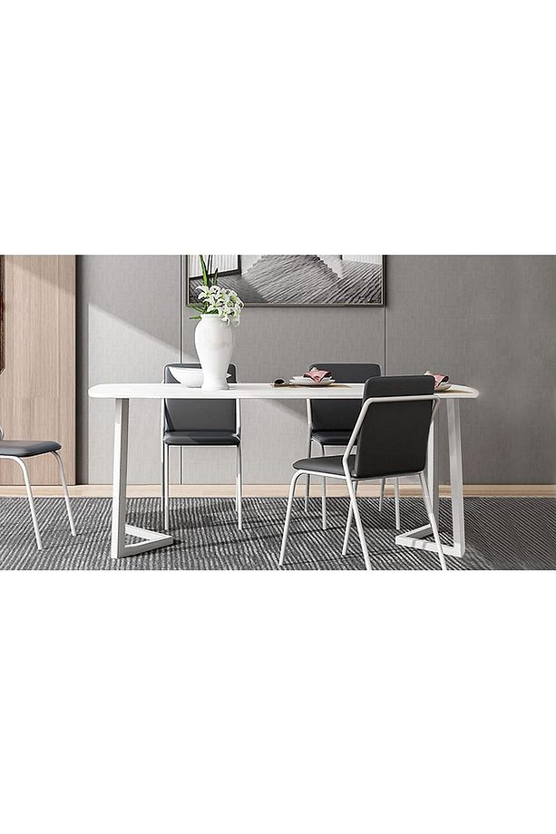 Metal Masa Yemek Masası Çalışma Masası Ayağı 2 Adet Ayak 72 Cm Mobilya Ayağı - 4