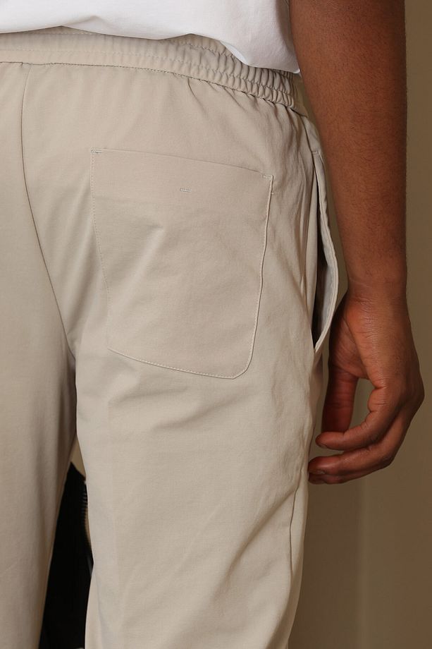 Pito Jogger Pantolon Tailored Fit Bej - 5