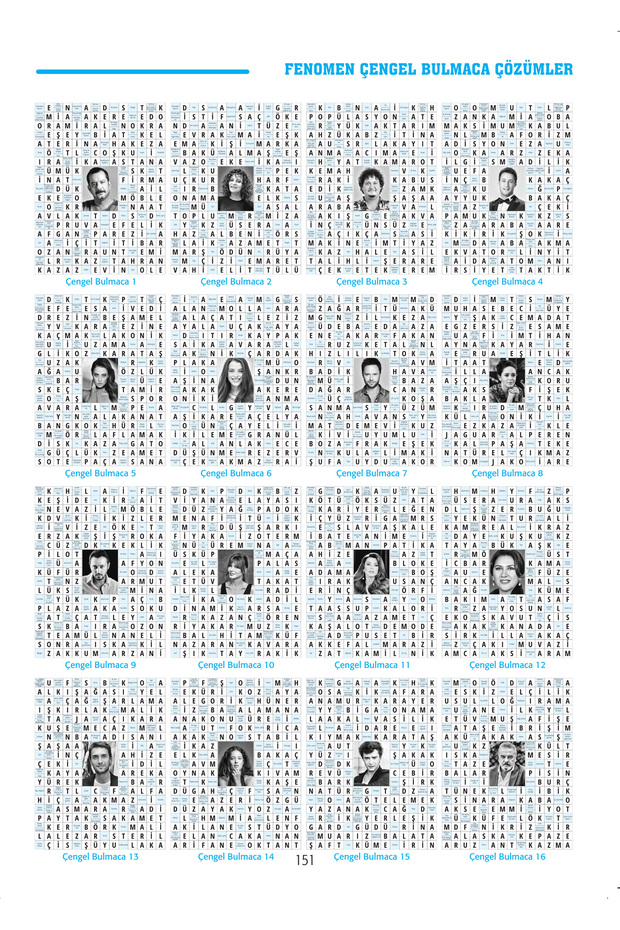 Çengel Bulmaca 014 - 3