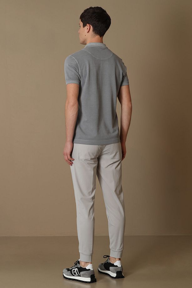 Pito Jogger Pantolon Tailored Fit Taş - 6
