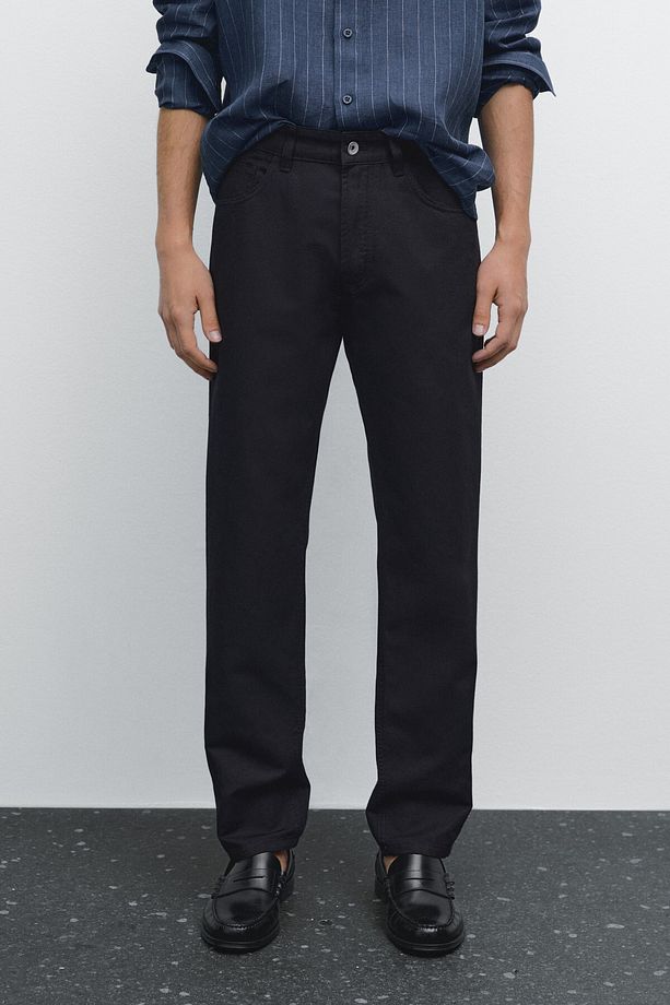 Pamuklu Tapered Fit Pantolon - 2