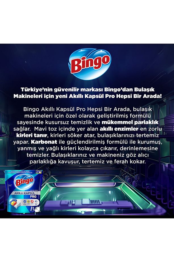 Akıllı Kapsül Pro Bulaşık Makinesi Deterjanı Tableti 320 Adet - 4